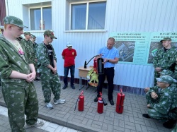 Пожарные добровольцы БРО ВДПО – участники областного военно-исторического сбора «Армата»