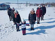 Урок мужества с детьми приграничного села Белгородской области