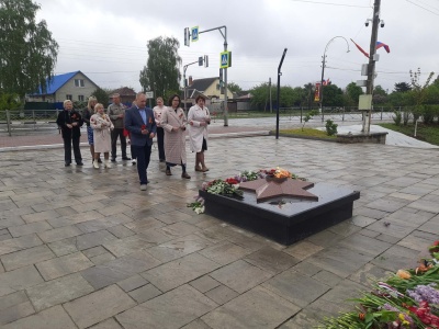 Пожарные добровольцы Белогорья почтили память героев Великой Отечественной войны