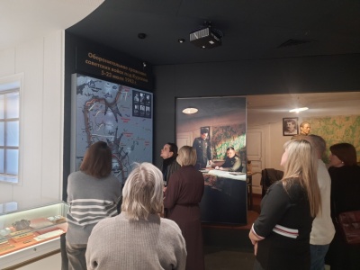 Пожарные добровольцы посетили Белгородский государственный историко-художественный музей-диораму «Курская битва. Белгородское направление»