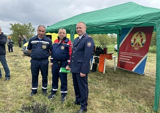 В Новооскольском округе прошли тактические учения по ликвидации ландшафтных и лесных пожаров