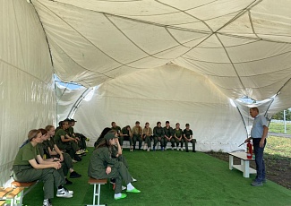 В Белгородской области завершились военно-патриотические сборы «Время юных героев»
