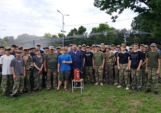 Противопожарные мероприятия для курсантов сборов «Армата»