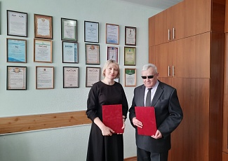Подписание соглашения о взаимодействии между БРО ВДПО и Белгородской региональной общественной организацией Всероссийского общества слепых 