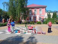 Занятие с юными кадетами-спасателями в очном формате